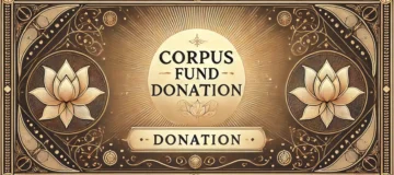 Rectangular banner for 'Corpus Fund Donation'